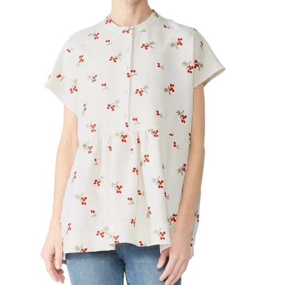 Co Tops - Co Half‎ Placket Blouse Size L